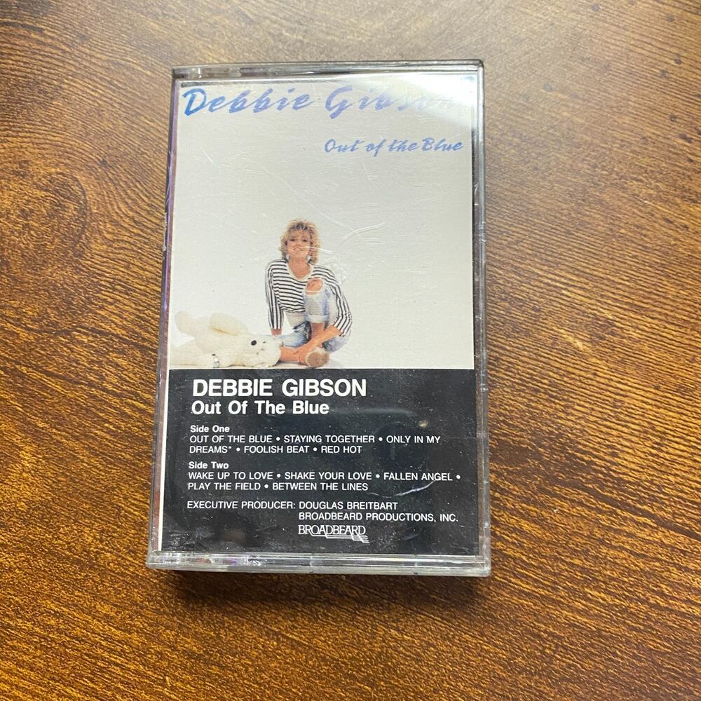 VINTAGE DEBBIE GIBSON - OUT OF THE BLUE LP - Cassette Tape - Atlantic Records